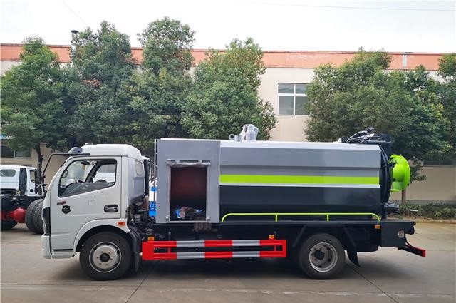 程力專用車環保免征齊全的國六東風清洗吸污車核心參數配置