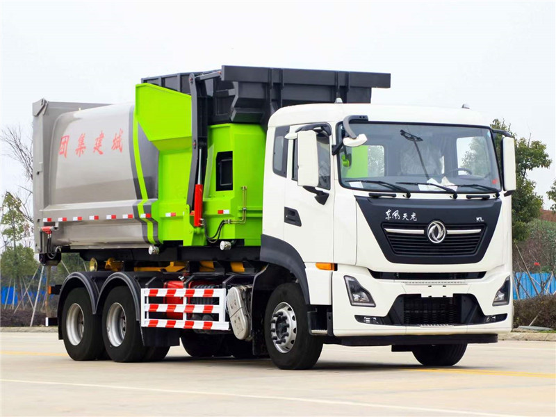 20方東風天龍后雙橋套臂垃圾車